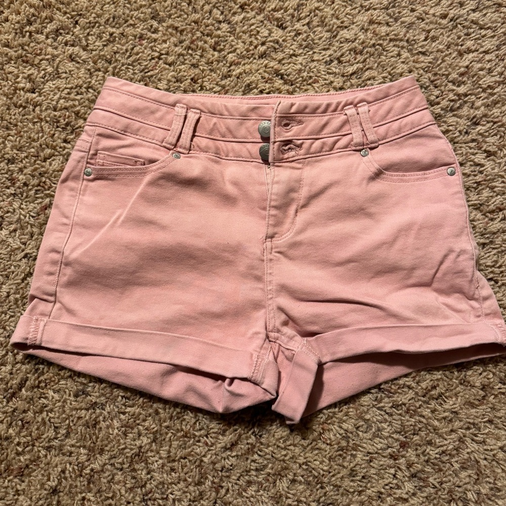 Blue Spice Jean Shorts Salmon Colored Size 1